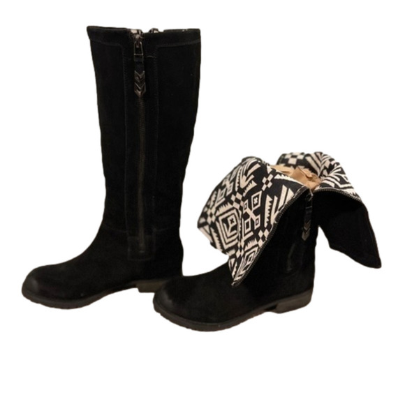 Matt Bernson Black Suede Knee High Boots Size 7  Retail $295 - Picture 12 of 16